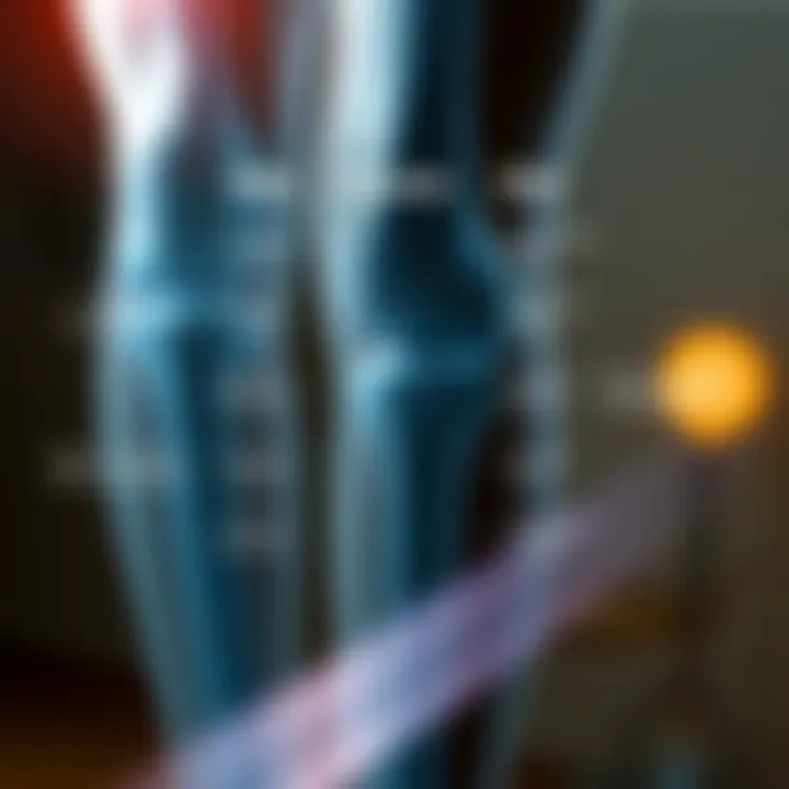 Graphical representation of risk factors contributing to knee osteoarthritis