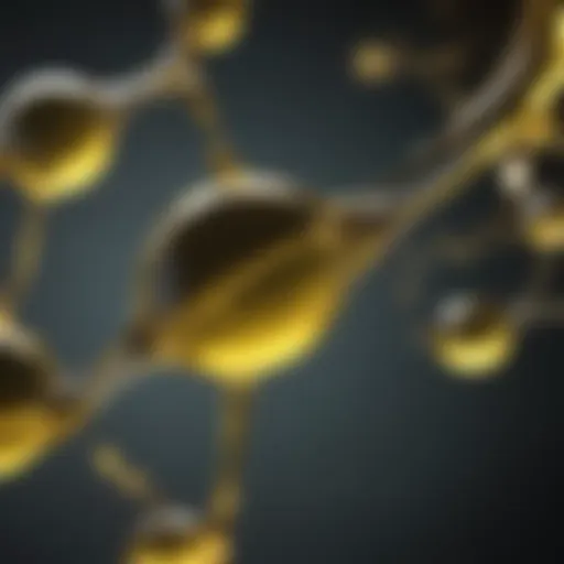 Chemical structure of oleic acid