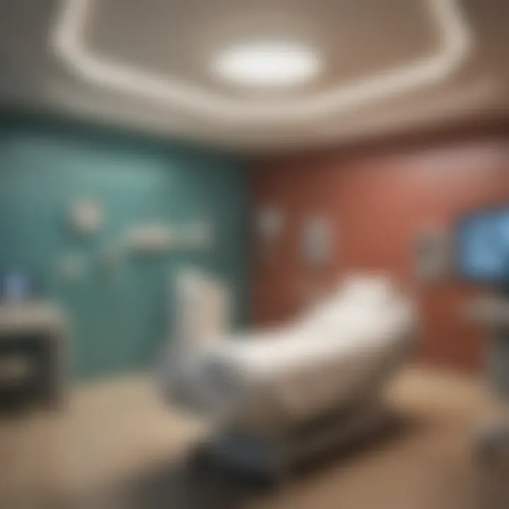 Patient room at AHS Hospital emphasizing comfort and technology integration