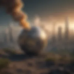 Graph illustrating global air quality trends