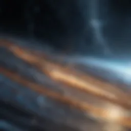Illustration of electromagnetic waves propagating through space