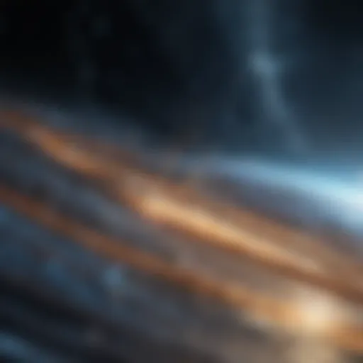 Illustration of electromagnetic waves propagating through space