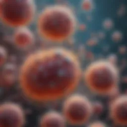 Microscopic view of MRSA bacteria