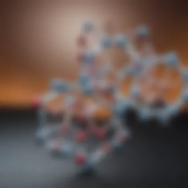 Molecular Structure of Atenolol Atenolol molecule structure highlighting its pharmacological properties