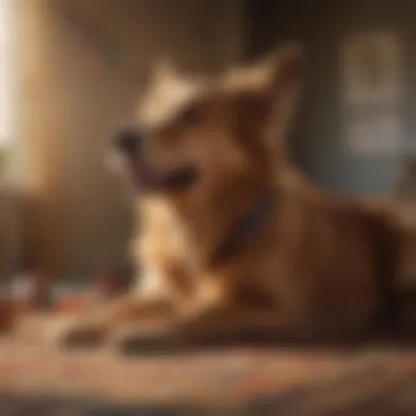 The Joy of Memory: Canine Playfulness A dog engaging in a playful interaction, showcasing its memory of past experiences.