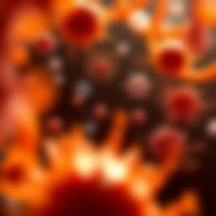 Illustration depicting various specialized cell types in a multicellular organism.