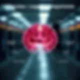 Illustration of cognitive impairments highlighting various symptoms