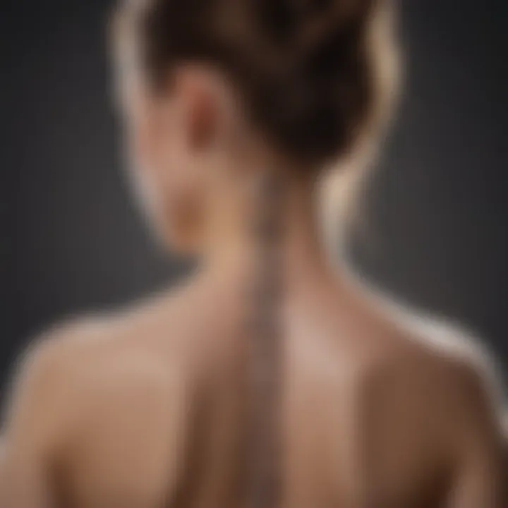 An artistic representation of ethical considerations in scoliosis screening
