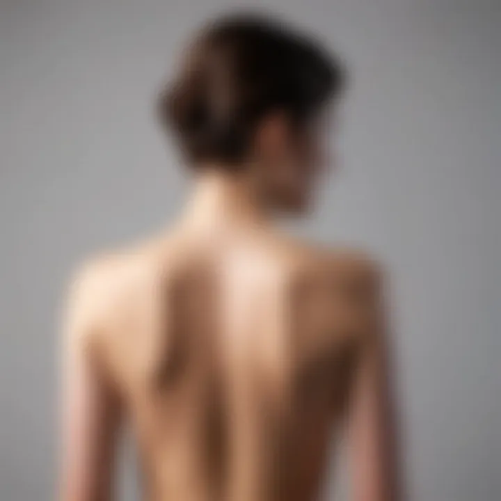 An infographic depicting various scoliosis screening methods