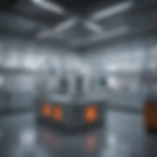 Research laboratory showcasing advanced leukemia studies