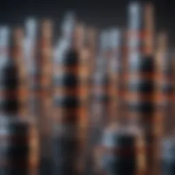 Diverse scientific research articles stacked