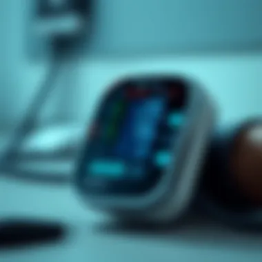 User-Friendly Design in Blood Pressure Monitors User-friendly interface of a blood pressure monitor highlighting ease of use