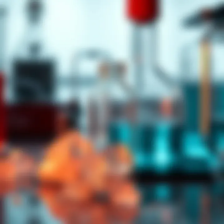 Chemical properties showcased in a lab setting with copper sulfate.