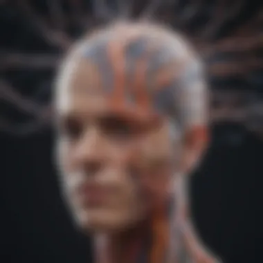 Neural Pathways Affected by Therapy Diagram illustrating the neural pathways affected by deep brain therapy