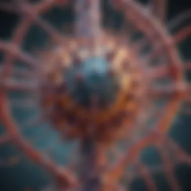 Microscopic Structure of the Delta Variant Microscopic view of the Delta variant virus structure