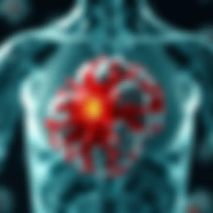 Diagram showcasing the autoimmune destruction in Type 1 diabetes