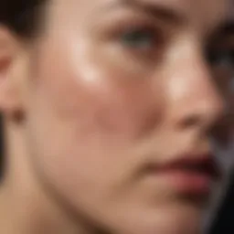 Dermatology consultation showcasing skin examination techniques