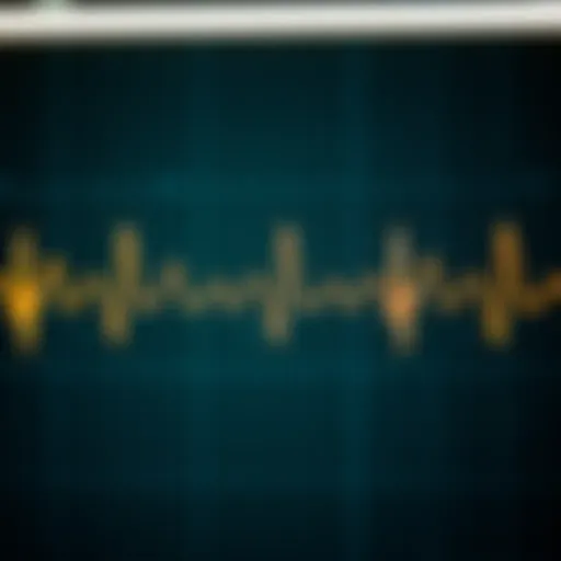 ECG readings showcasing cardiac rhythms.