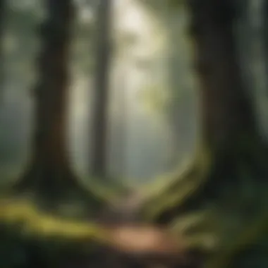Biodiversity in Forests A vibrant forest ecosystem showcasing biodiversity