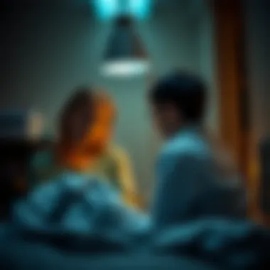 Conceptual art illustrating the emotional effects of memory loss