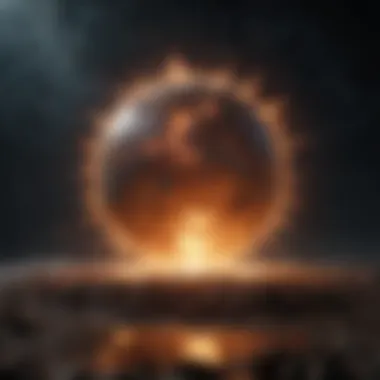 The Birth of a Celestial Giant Visualization of a massive star in its formation stage