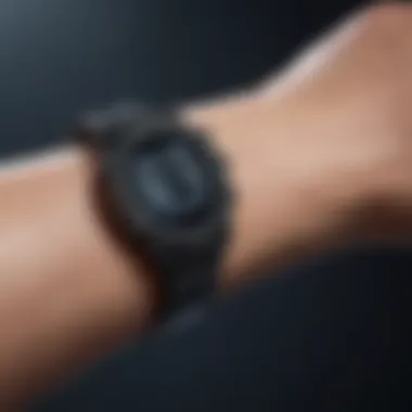 Wearable health technology on a wrist