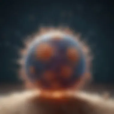Microscopic Visualization of Exosomes Microscopic view of exosomes