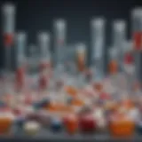 A detailed diagram illustrating the mechanisms of various antibiotics and their alternatives.