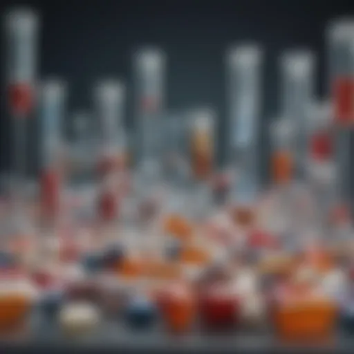 A detailed diagram illustrating the mechanisms of various antibiotics and their alternatives.