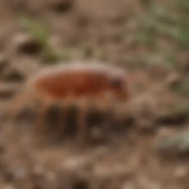Ecological Roles of Arid Springtails A diagram illustrating the ecological roles of arid springtails in soil ecosystems and their interactions with other organisms.