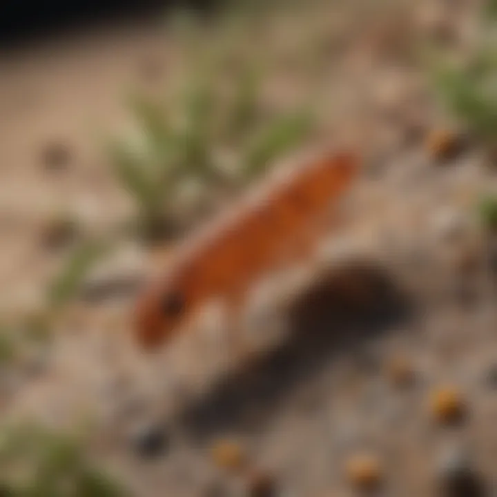 A research-based chart showing recent findings on arid springtails and their responses to environmental changes.
