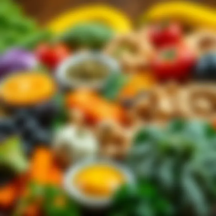 A diverse spread of foods rich in vitamin D, emphasizing dietary sources.
