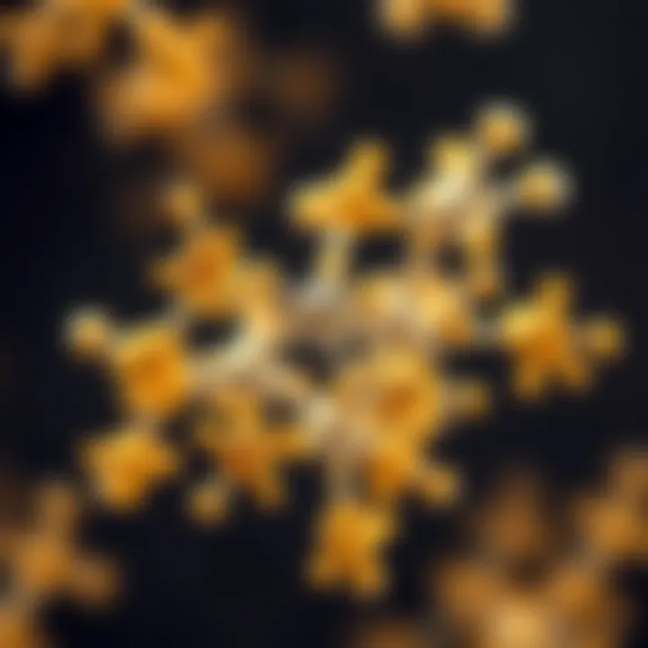 Curcumin molecular structure illustrating its complexity