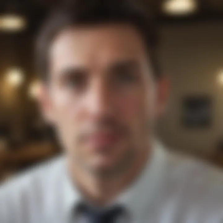 A thoughtful individual reflecting on career possibilities in psychology NGOs