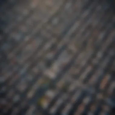 Urban Landscape Visualization Satellite imagery showcasing urban landscapes via Google Earth.