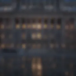 Cityscape of Boston highlighting government buildings