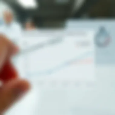 Graph depicting the accuracy and reliability of non-blood glucose testing methods