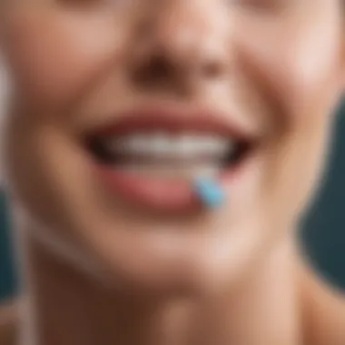 Visual representation of the benefits of using non-fluorinated toothpaste