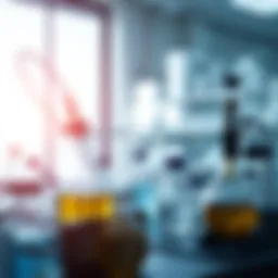 Laboratory setup showcasing advanced chemistry equipment