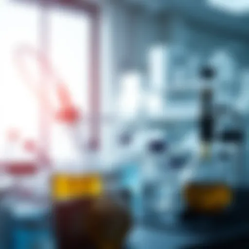 Advanced Lab Equipment in Chemistry Laboratory setup showcasing advanced chemistry equipment