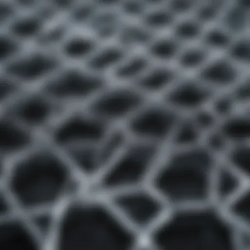 Structure of CsI scintillators showcasing their crystal lattice
