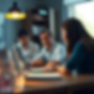 Collaboration in Treatment A collaborative meeting of educators and speech therapists.