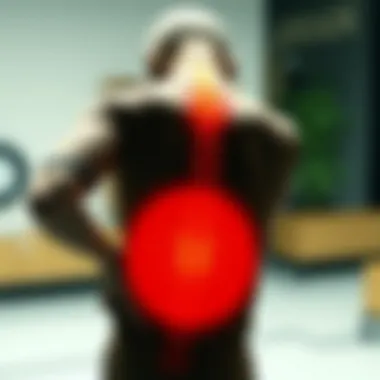 Visual summary of therapeutic approaches for managing back pain in diabetics