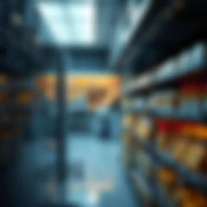 The Future of Biobanking A conceptual visual of biobanks, showcasing various samples stored in a modern facility.