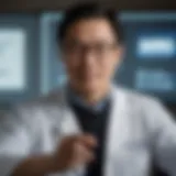 Dr. Michael Fu presenting research findings