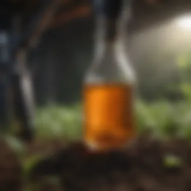Humic extract application in agriculture