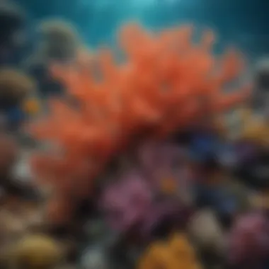 Diversity of Marine Life in Coral Reefs A vibrant coral reef teeming with diverse marine life