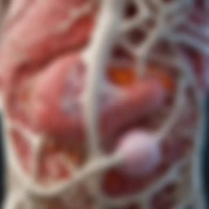 Infographic displaying the effects of inflammation on bone remodeling and how probiotics may mitigate these effects.
