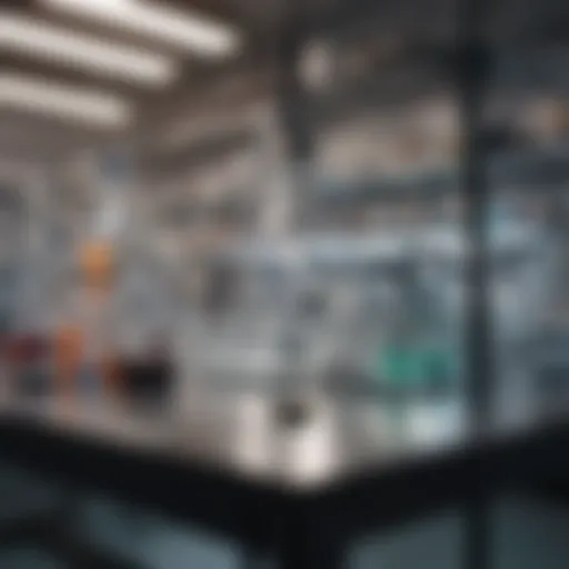A detailed view of a laboratory setting focused on autoimmune research.