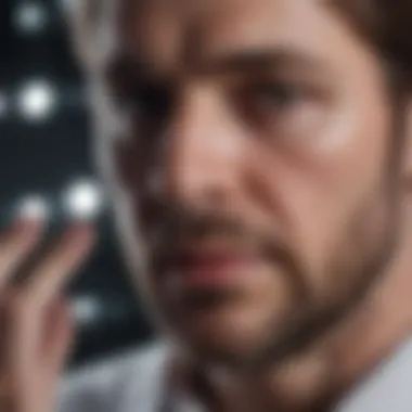 Researcher Analyzing Autoimmune Data Close-up of a researcher analyzing data related to autoimmune disease methodologies.